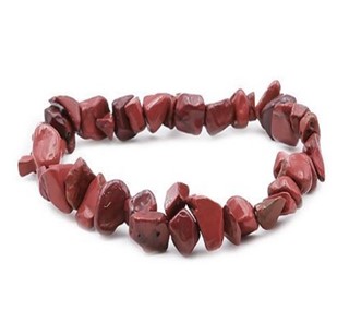 BRACELET BAROQUE JASPE ROUGE