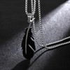 COLLIER  HOMME PLUME