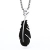 COLLIER  HOMME PLUME 2